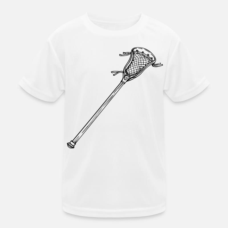 Lacrosse Schläger Kinder Funktions-T-Shirt