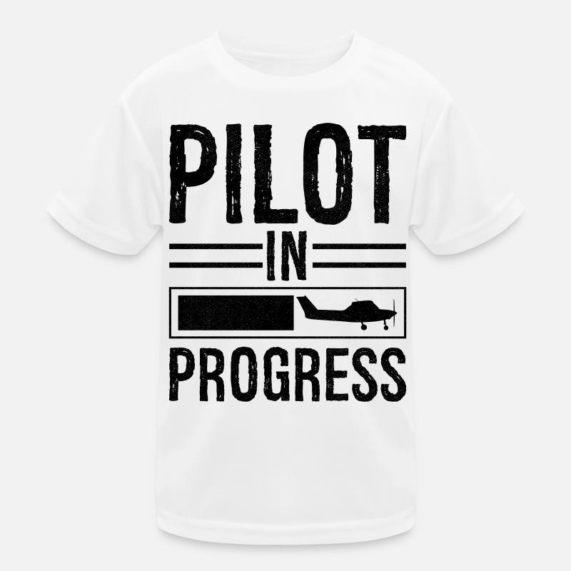 Pilot In progress Kinder Funktions-T-Shirt