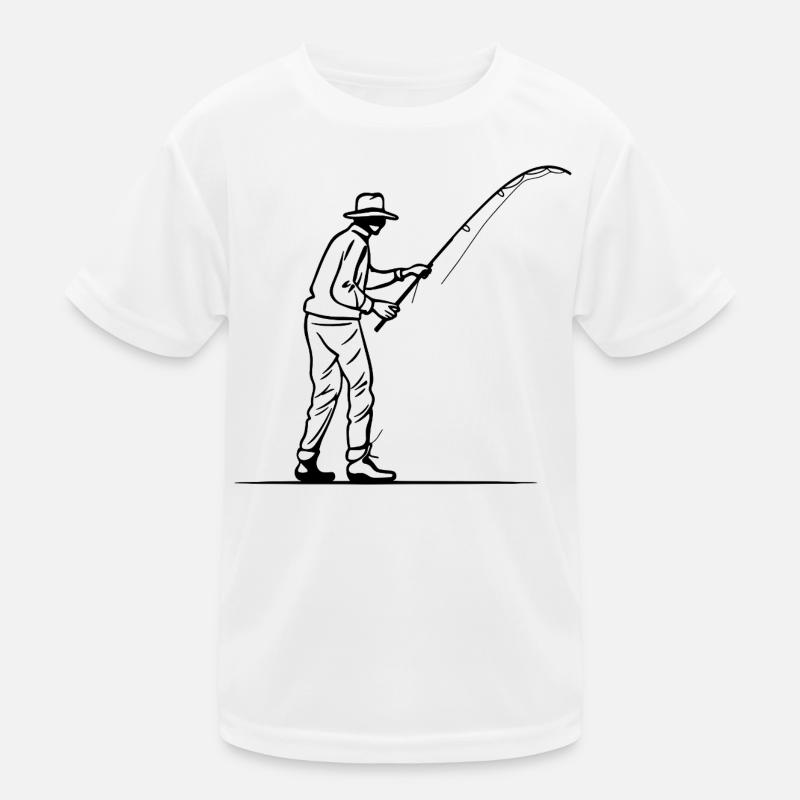 Angler Kinder Funktions-T-Shirt