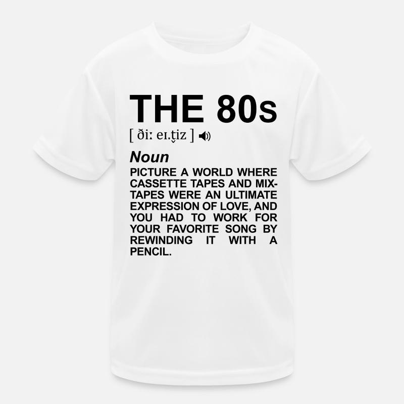 80s Definition Kids Functional T-Shirt