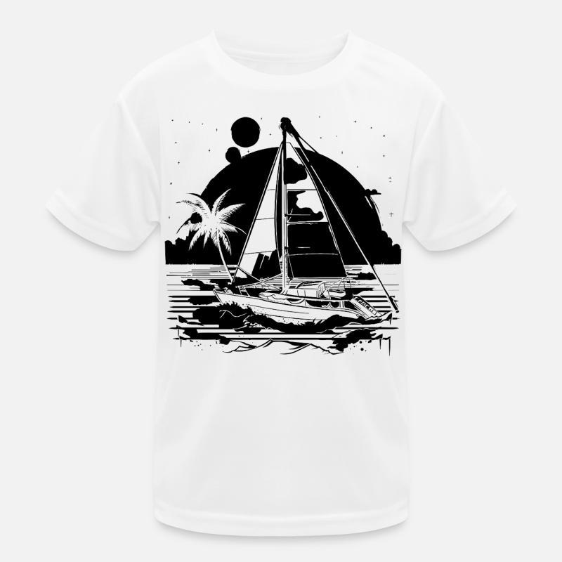 Dessin de voile T-shirt sport Enfant