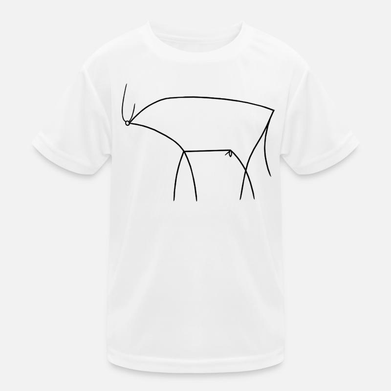 Stier Kinder Funktions-T-Shirt