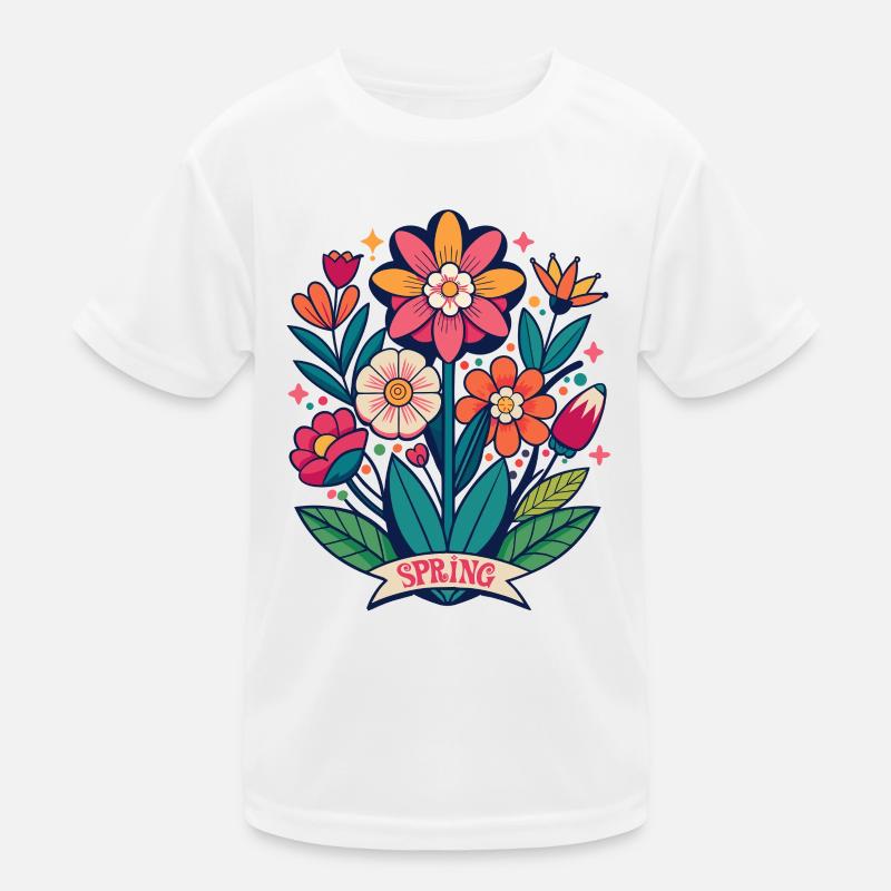 Fleurs - Printemps - Fleurs T-shirt sport Enfant