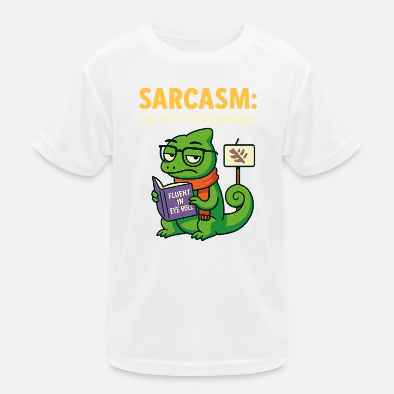 Sarcasme de la seconde langue T-shirt sport Enfant