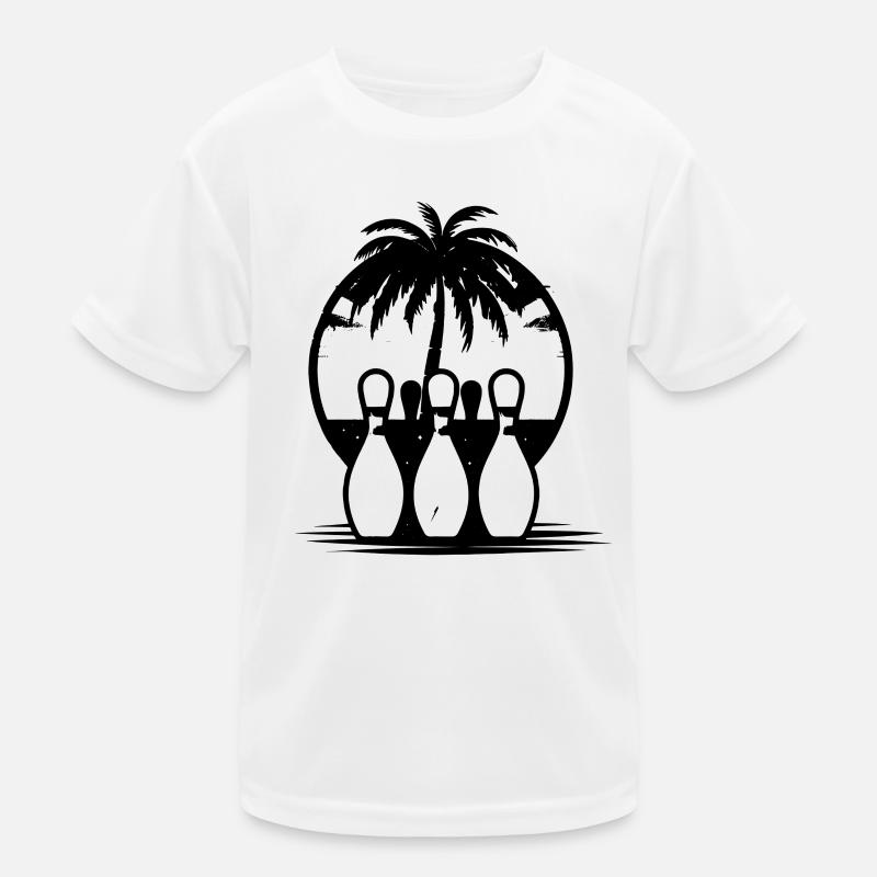 Bowling Kinder Funktions-T-Shirt