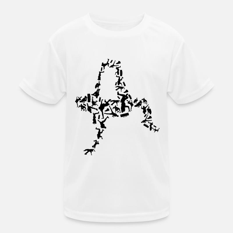 Breakdancer Kinder Funktions-T-Shirt