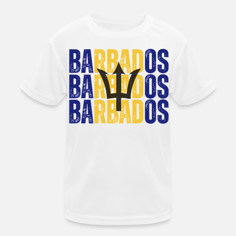 Drapeau de la Barbade, fierté barbadienne T-shirt sport Enfant