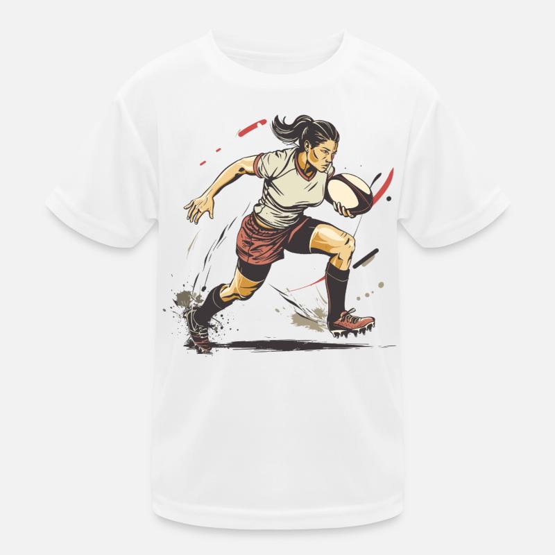 Joueuse de rugby T-shirt sport Enfant