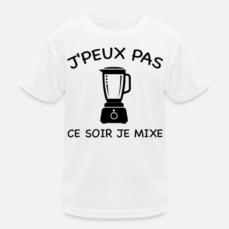 J'peux pas ce soir je mixe T-shirt sport Enfant