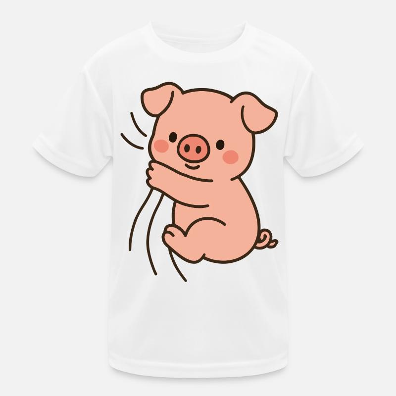 Cher cochon rose T-shirt sport Enfant