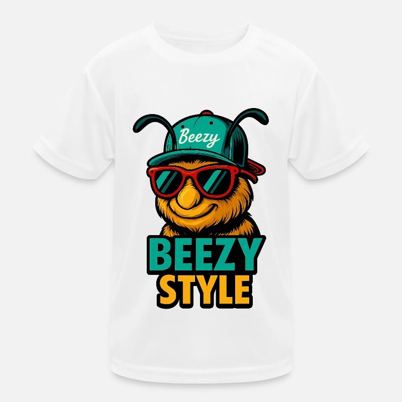 Beezy Style Bee Cap T-shirt sport Enfant