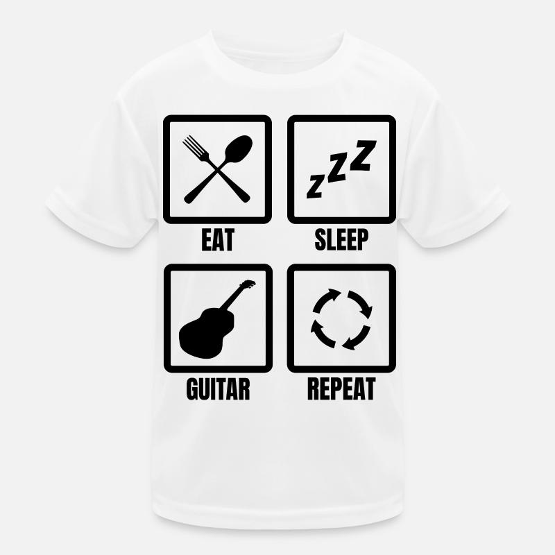 Gitarristen Routine Kinder Funktions-T-Shirt