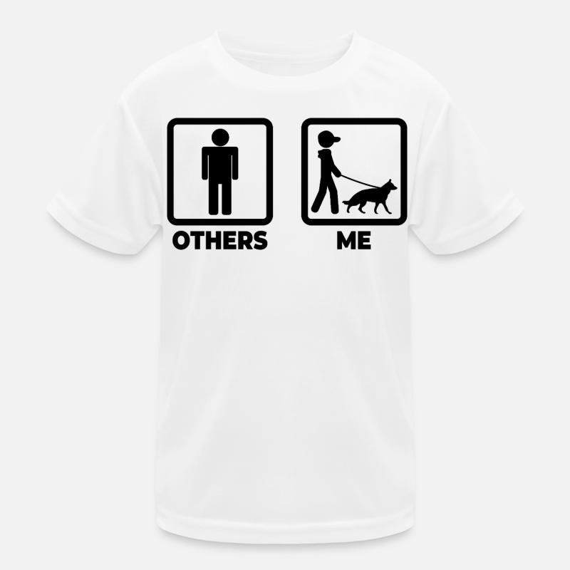 Me as a German Shepherd owner Kids Functional T-Shirt