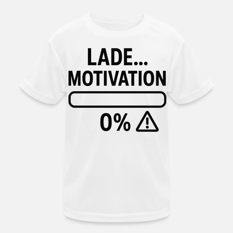 Barre de motivation à zéro T-shirt sport Enfant