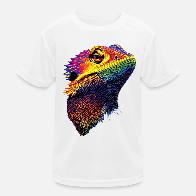 Bartagame Echse Bearded Dragon Süße Bartagamen Kinder Funktions-T-Shirt