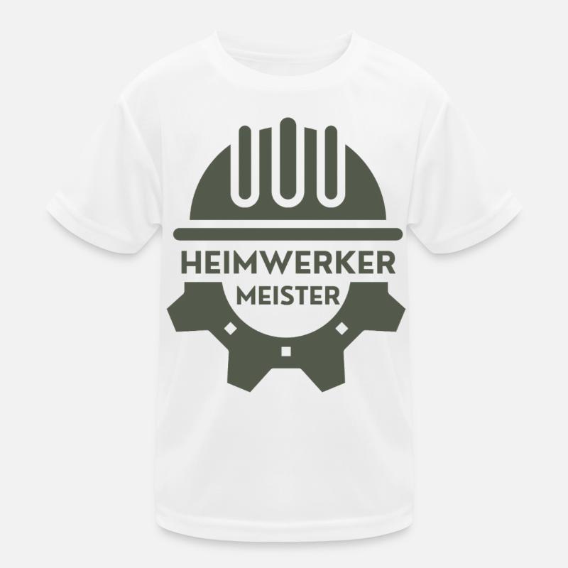 Heimwerker Meister – Stolzes DIY Design Kinder Funktions-T-Shirt