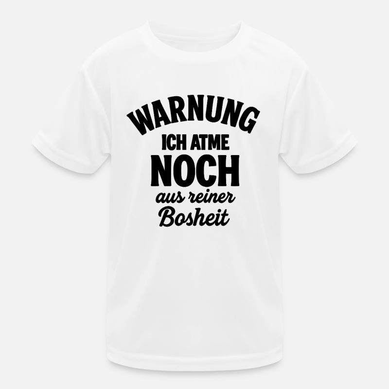 Warnung Kinder Funktions-T-Shirt