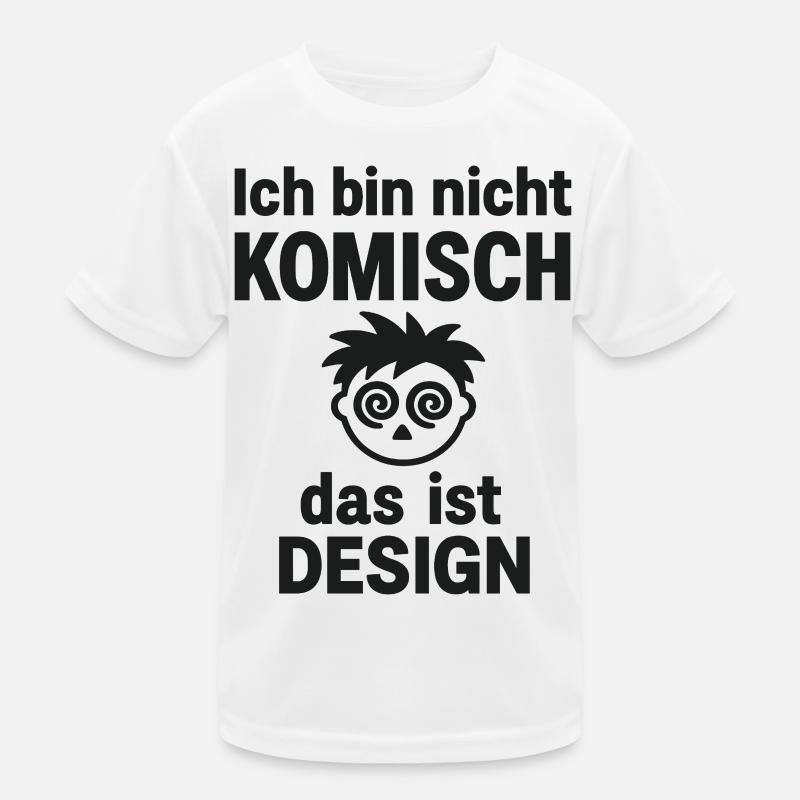 Ich bin nicht komisch Design Kinder Funktions-T-Shirt