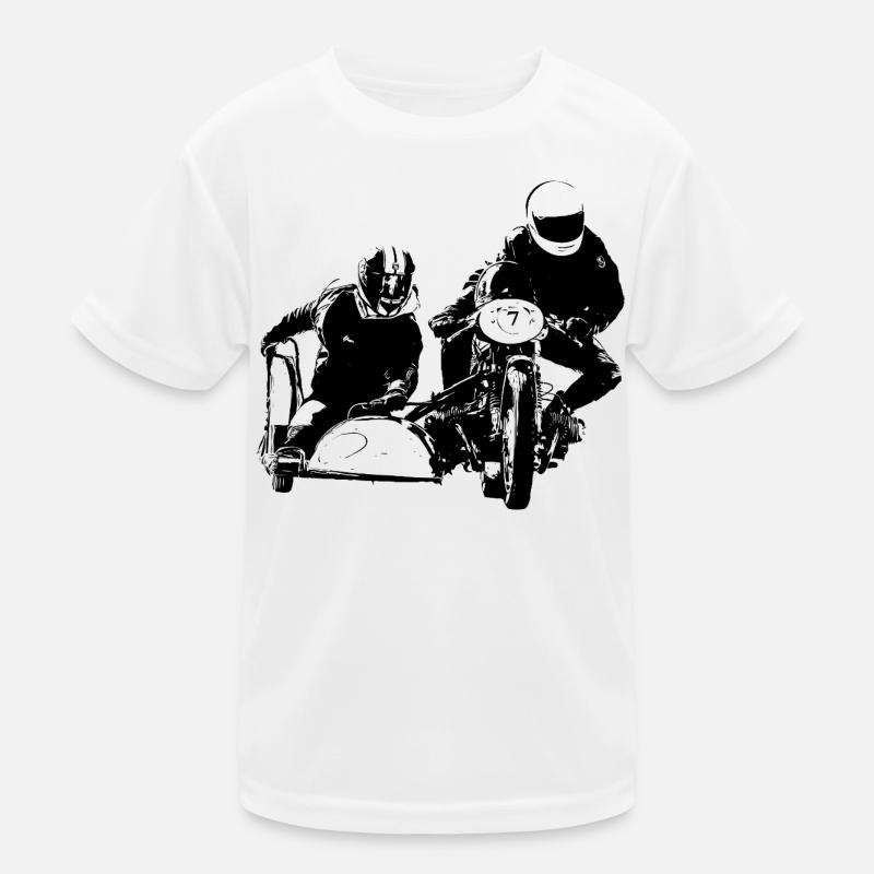 Motorrad Kinder Funktions-T-Shirt