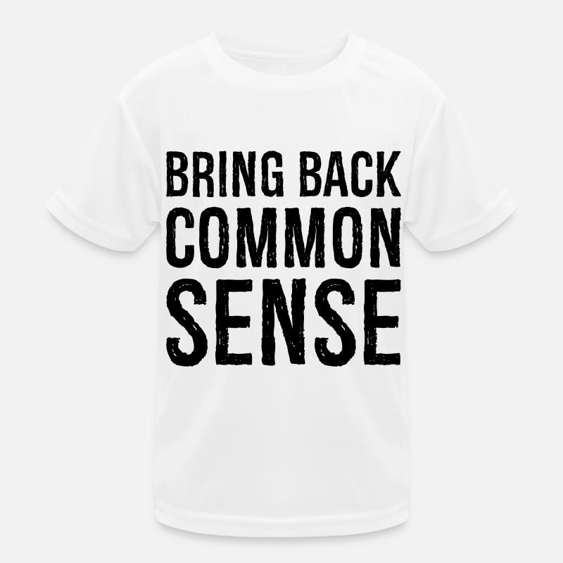 bring back common sense Kids Functional T-Shirt
