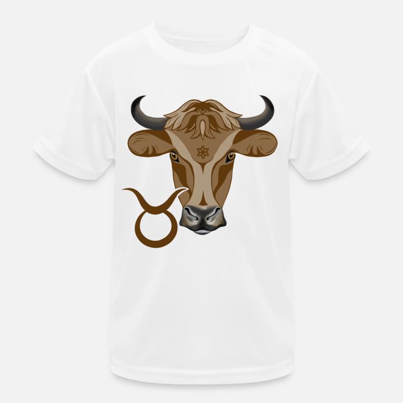 Sternzeichen Stier Kinder Funktions-T-Shirt