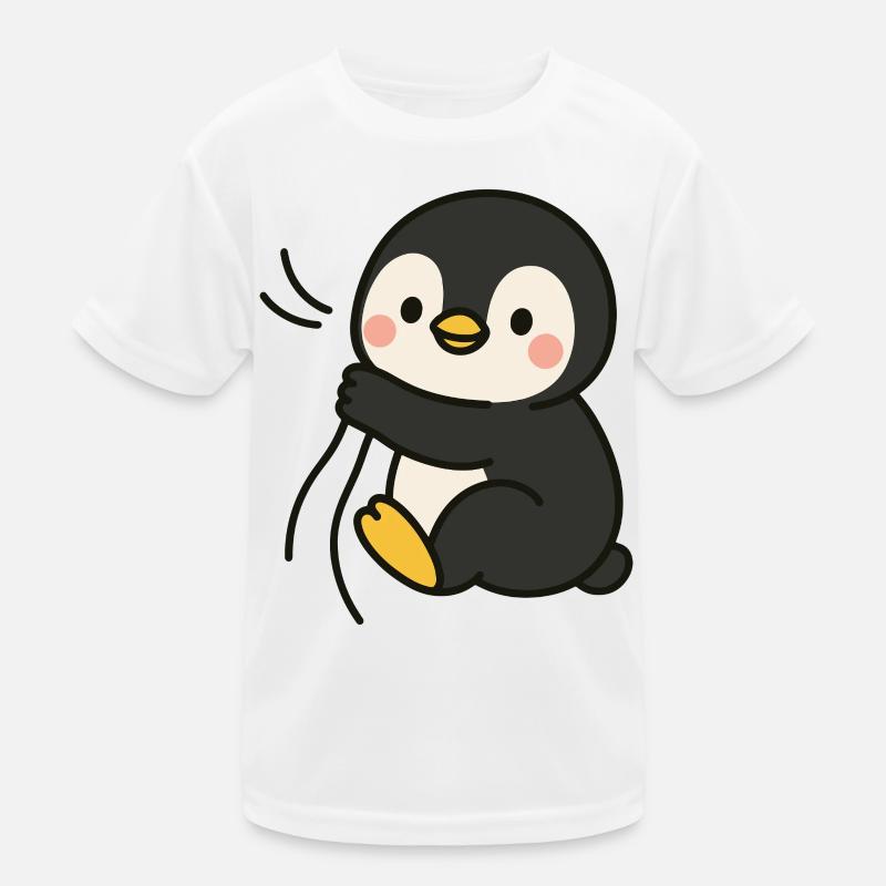 Cuddly Penguin Kids Functional T-Shirt