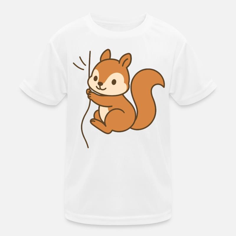 Écureuil blotti contre lui T-shirt sport Enfant