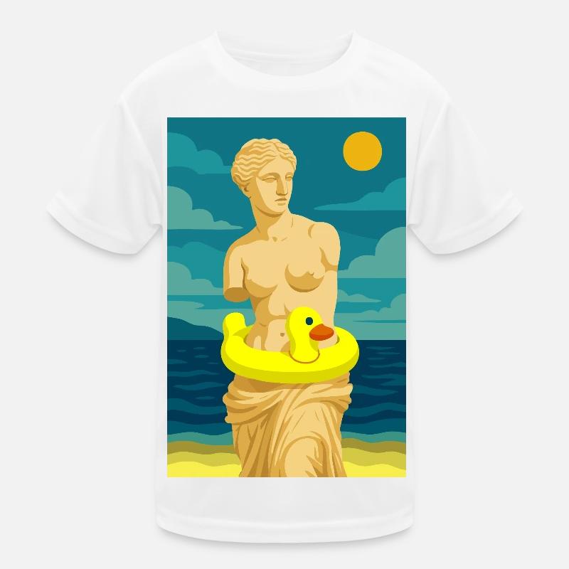 Die Venus (am Strand) Kinder Funktions-T-Shirt