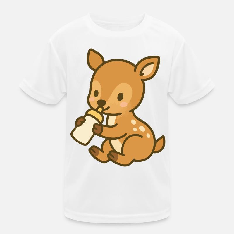 Fläschchen-Kitzliebe Kinder Funktions-T-Shirt