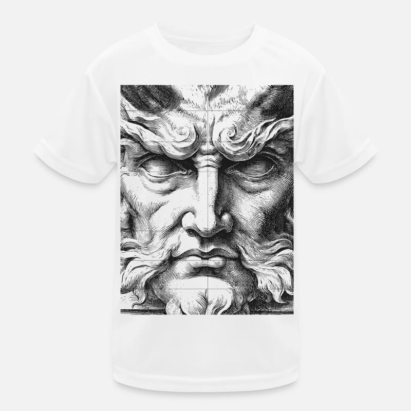 Visage de pierre T-shirt sport Enfant