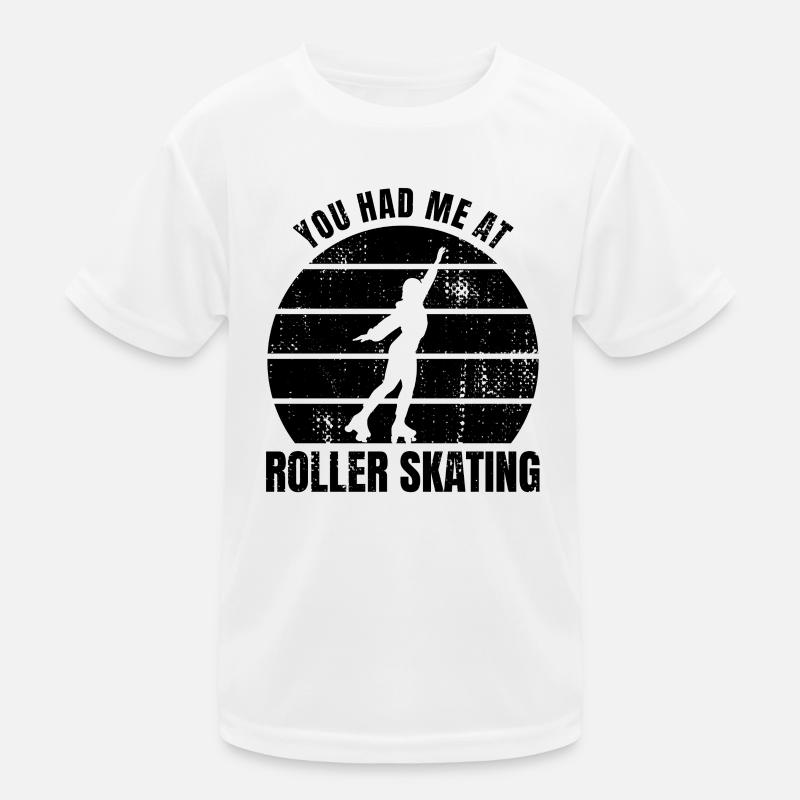 Roller Skater Spruch Kinder Funktions-T-Shirt