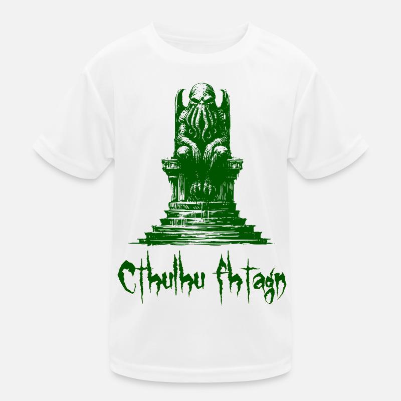 Statue de Cthulhu T-shirt sport Enfant