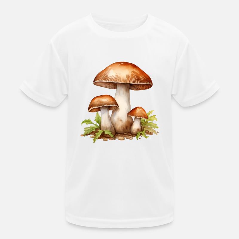Pendule de la forêt de champignons T-shirt sport Enfant