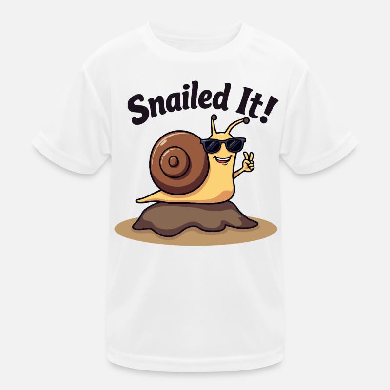 Escargot ! Gagnez comme un escargot ! T-shirt sport Enfant