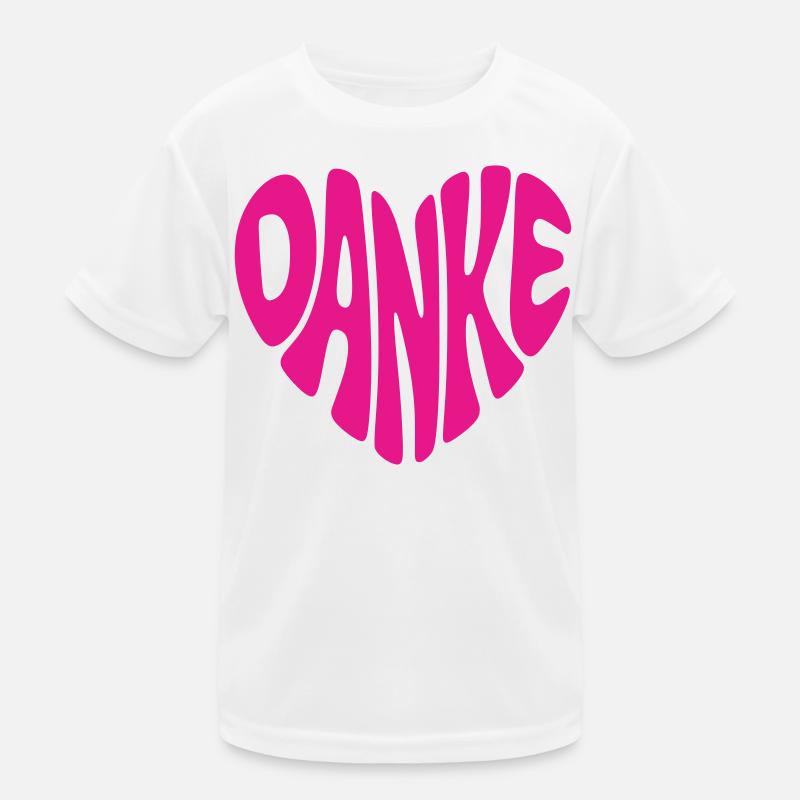 Danke Kinder Funktions-T-Shirt