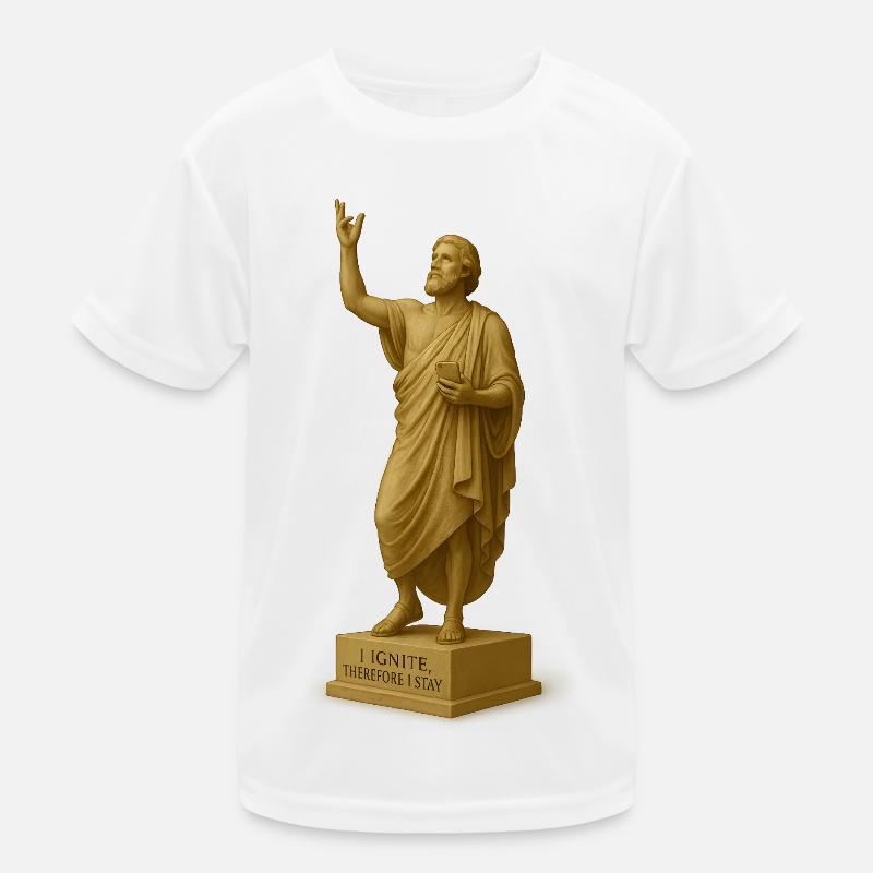 Sculpture religieuse avec message T-shirt sport Enfant