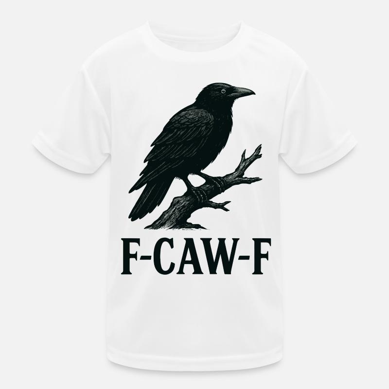Sarkastischer Rabe – F-CAW-F Statement Art Kinder Funktions-T-Shirt