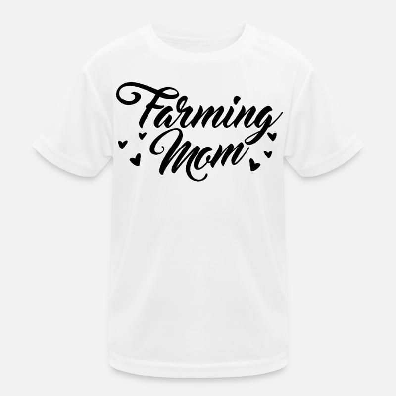 Bauernhof Mutter Kinder Funktions-T-Shirt