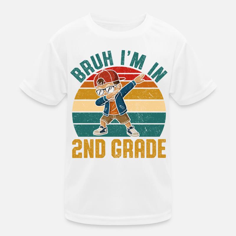 2nd Grade T-Shirt – Funny Back to School Kids Functional T-Shirt