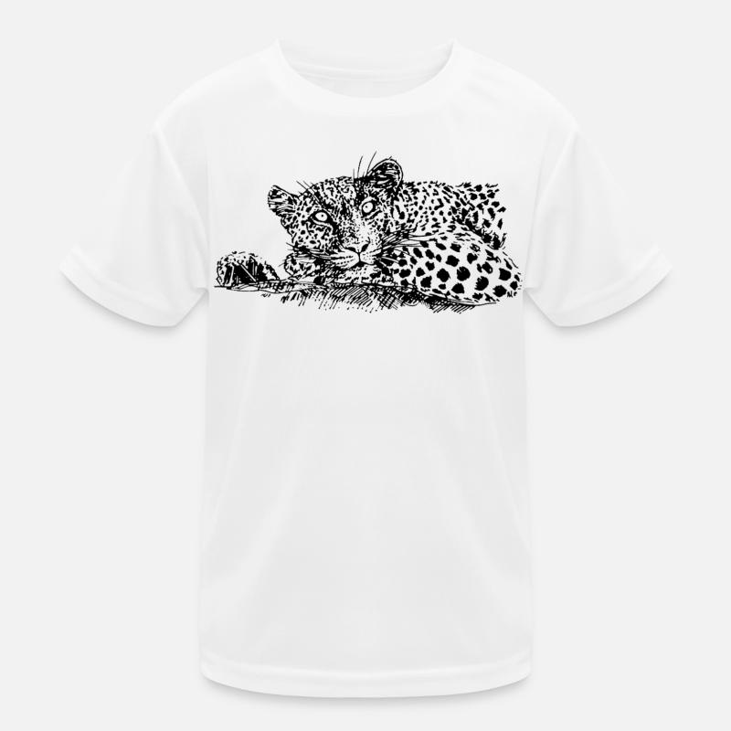 LEOPARD Kinder Funktions-T-Shirt