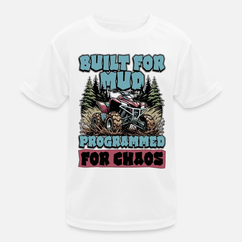 Mud Racing Built For Mud Programmed For Off-Road Kids Functional T-Shirt