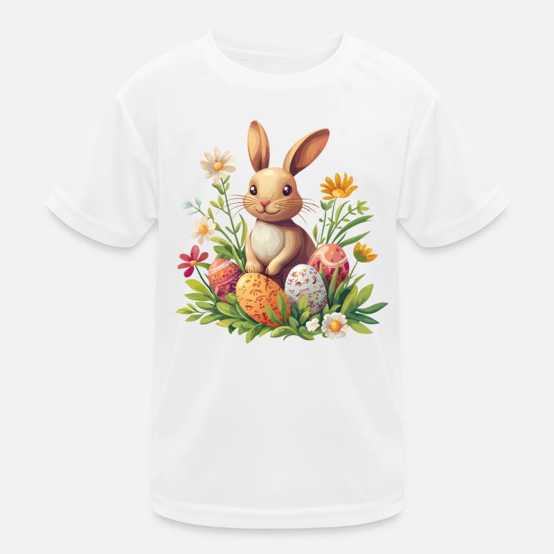 Lapin de Pâques T-shirt sport Enfant