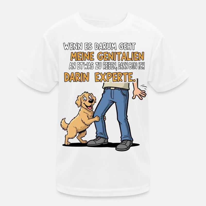Reib-Experte Hund Kinder Funktions-T-Shirt