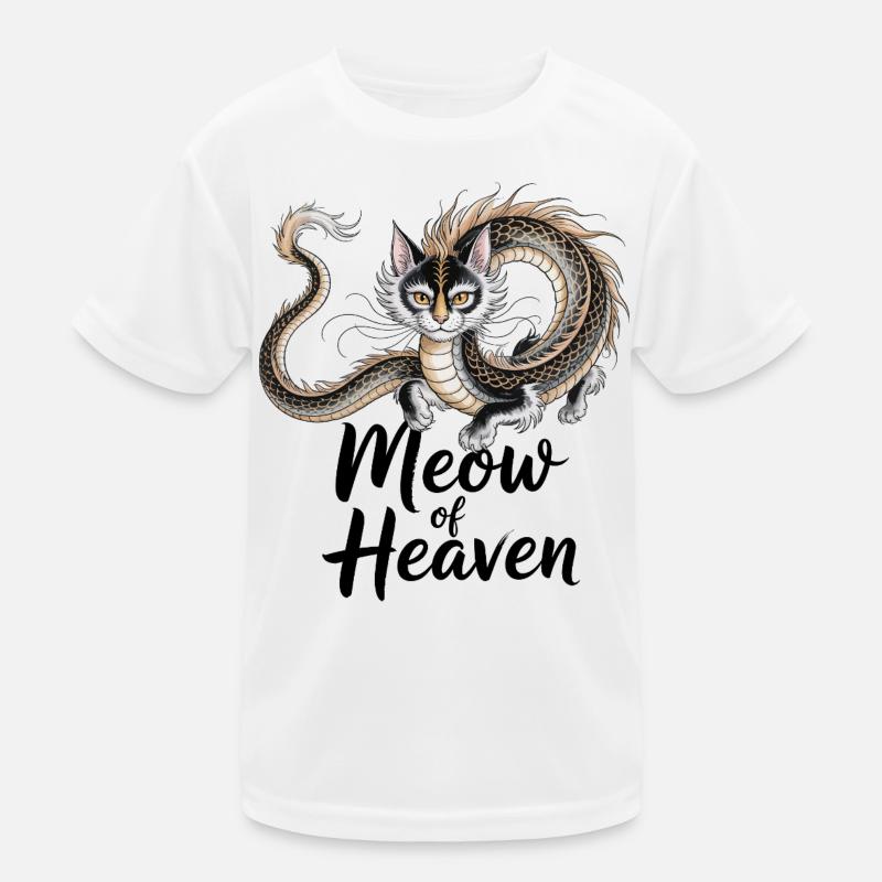 Drachenkatze Kinder Funktions-T-Shirt
