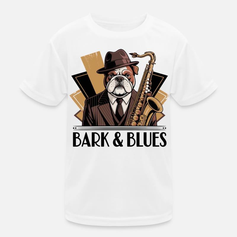 Bark und Blues Kinder Funktions-T-Shirt