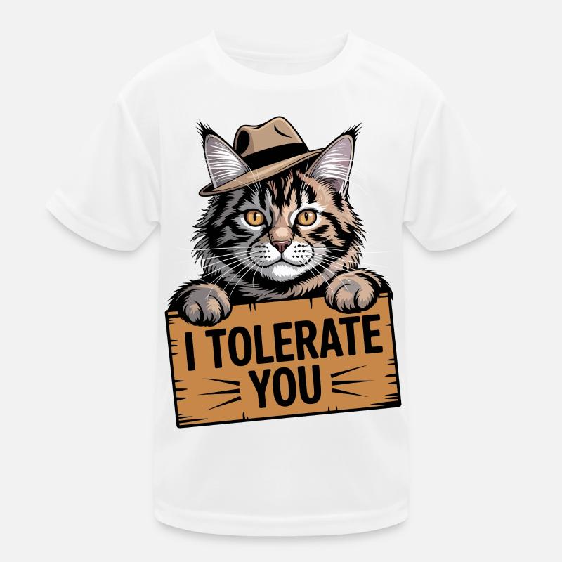 Chat tolérant T-shirt sport Enfant