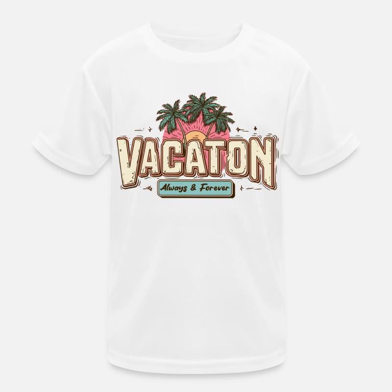 Vacation Retro Kids Functional T-Shirt