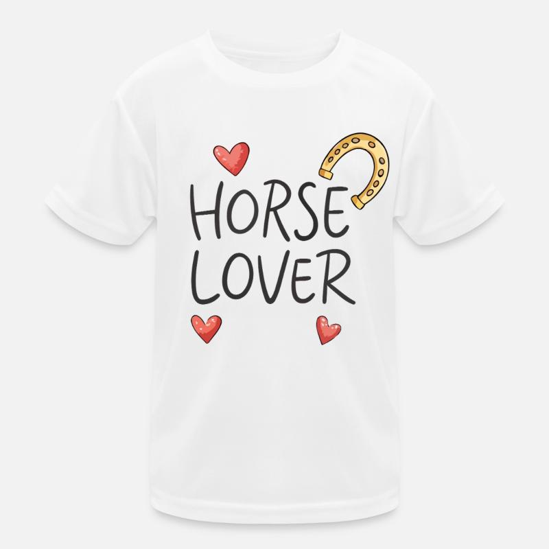 Love Horses Visual Kids Functional T-Shirt