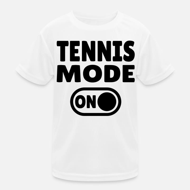 Tennis Mode ON – Player & Fan Design Kids Functional T-Shirt