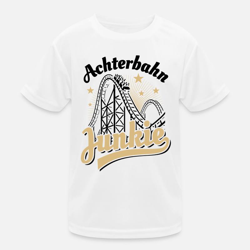 Roller Coaster Junkie - Parc d'attractions - Looping T-shirt sport Enfant